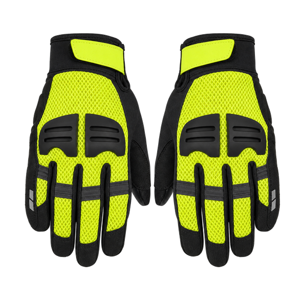 SignalAir High-Visibility Mesh Motorcycle Gloves