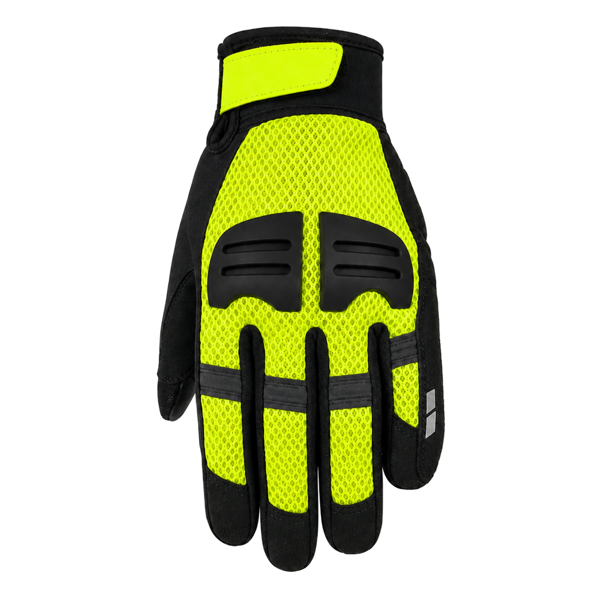 Back view of SignalAir high visibility mesh motorcycle glove