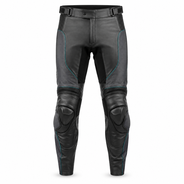 SolarRush Leather Motorcycle Racing Pants