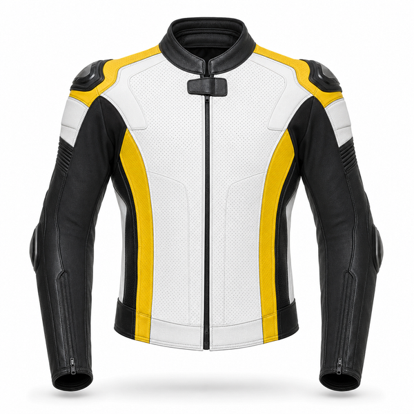 SolarRush R Leather Motorcycle Racing Jacket
