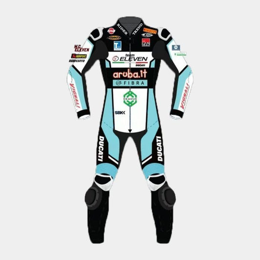 Ducati Chaz Davies WSBK 2021 Motorcycle Suit - ZEES MOTO