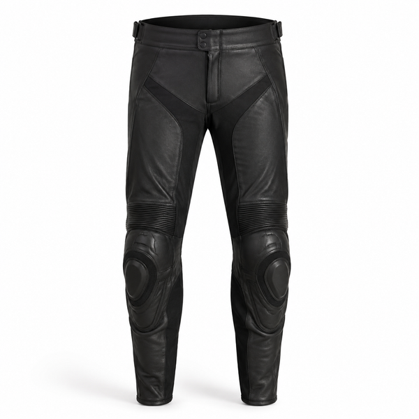 StealthRidge Leather Motorcycle Racing Pants