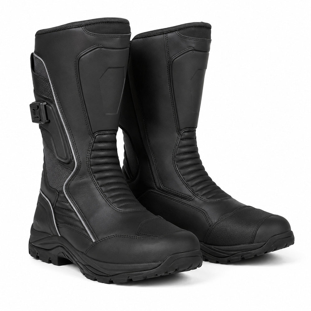 StormHarbor touring motorcycle boots three-quarter product view