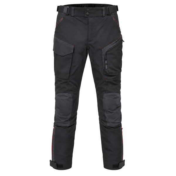 StormGrid Black Charcoal Waterproof Textile Motorcycle Pants