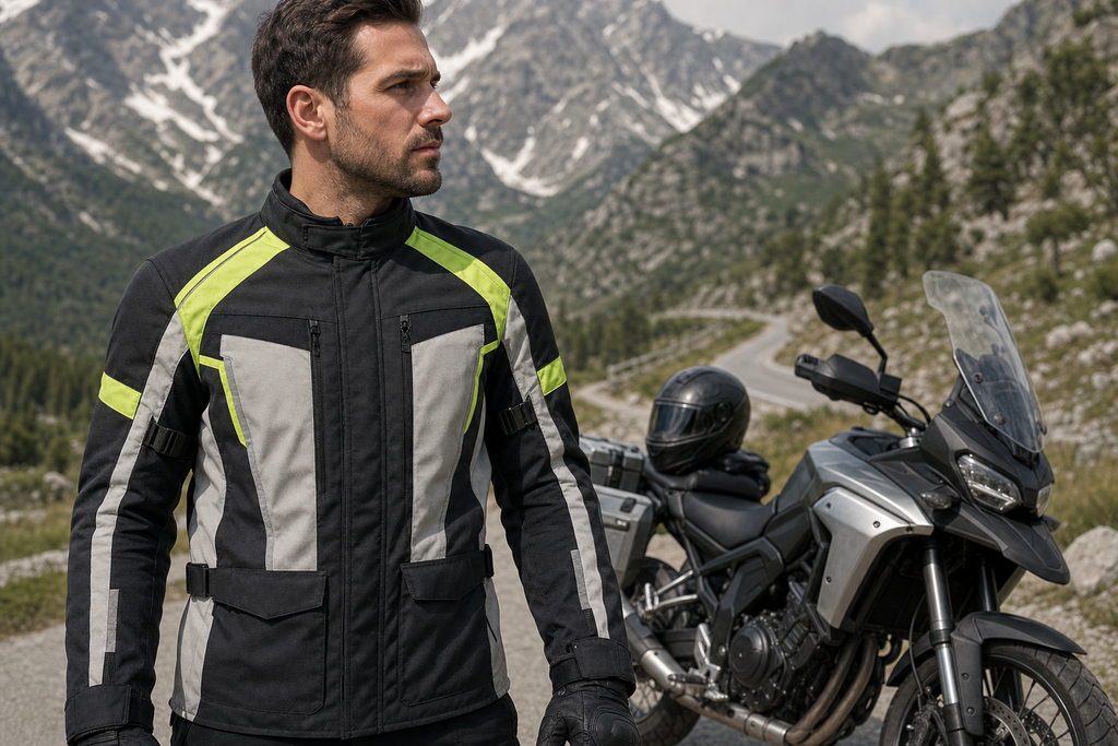 Summit Guard All-Season Motorcycle Jacket lifestyle