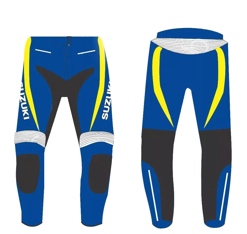 Suzuki Mens Motorcycle Racing Pants - ZEES MOTO