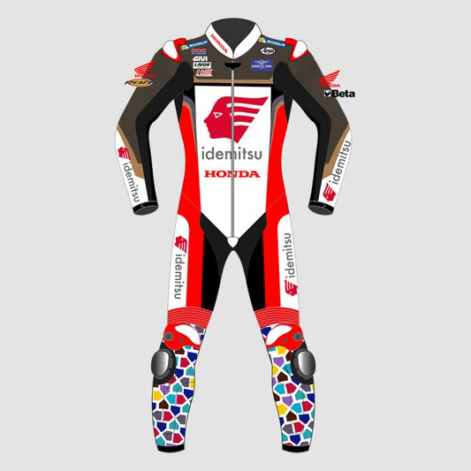 Honda LCR Takaaki Nakagami MotoGP 2023 Motorcycle Suit - ZEES MOTO
