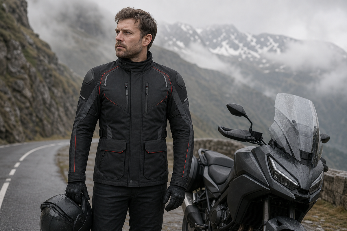 Tempest Atlas All-Season Motorcycle Jacket lifestyle