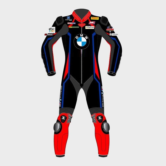 BMW Motorrad Tom Sykes WSBK 2019 Motorcycle Suit - ZEES MOTO