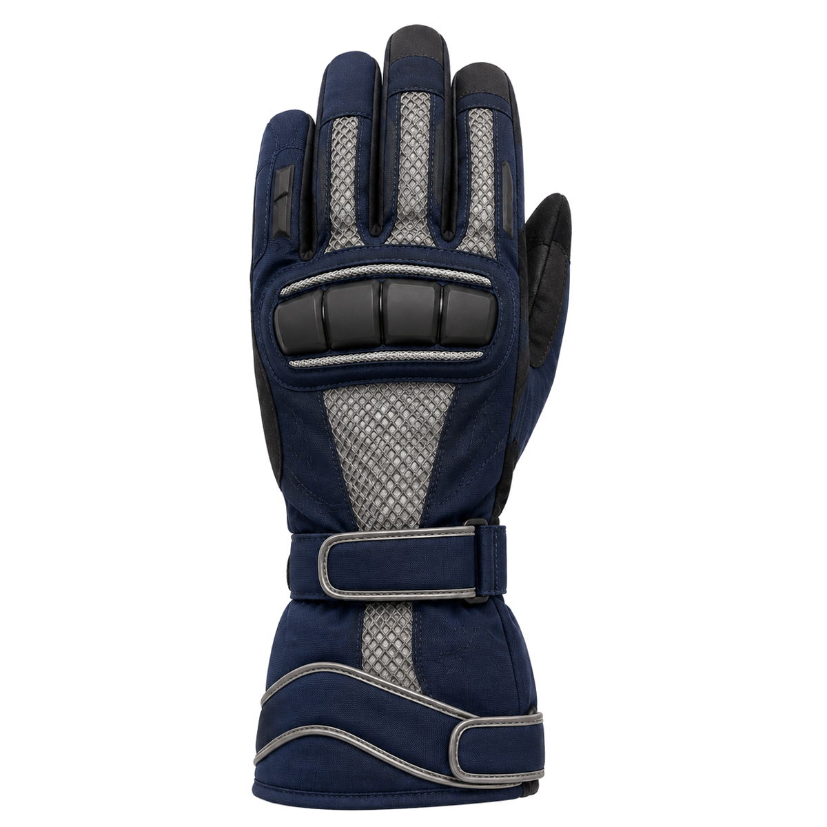 Back view of a TourVent long-cuff mesh touring glove