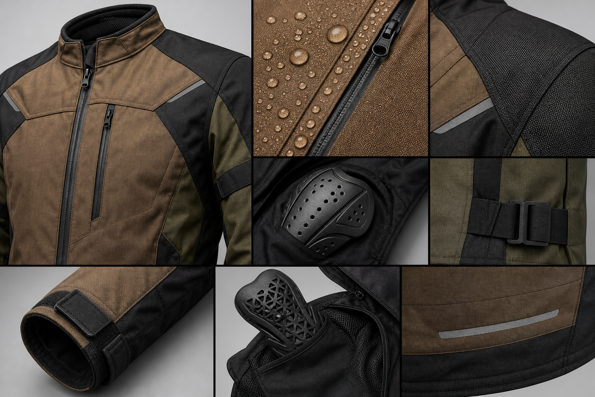 Trailborne Terra All-Season Motorcycle Jacket detail