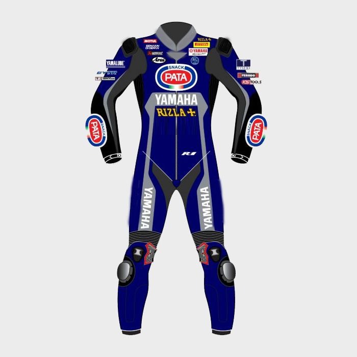 Yamaha Michael Van Der Mark WSBK 2020 Motorcycle Suit - ZEES MOTO