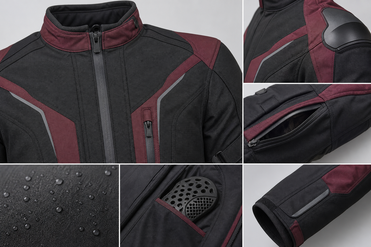 Urban Tempest All-Season Motorcycle Jacket detail