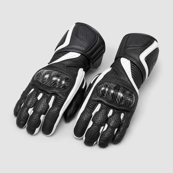 Velocity Carbon Leather Motorcycle Gloves
