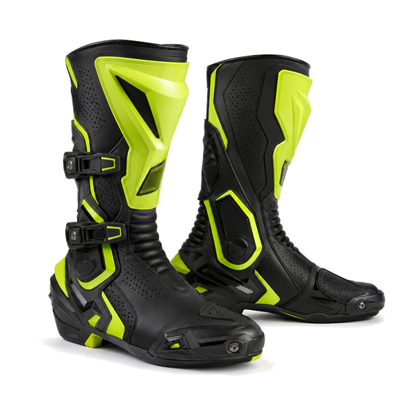 Volt Phantom Neon Racing Motorcycle Boots
