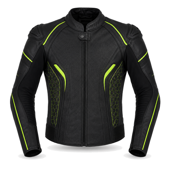 VoltTrack R Leather Motorcycle Racing Jacket