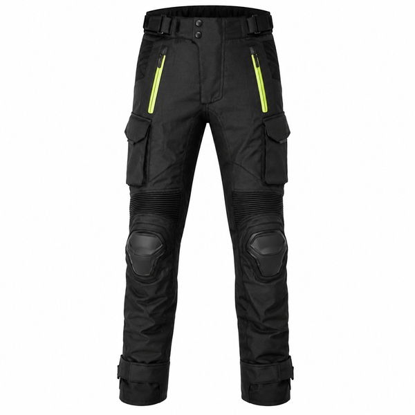 VoltTrail Black Lime Waterproof Textile Motorcycle Pants