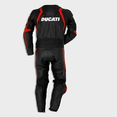 Ducati All Black Motorcycle Racing Suit - ZEES MOTO