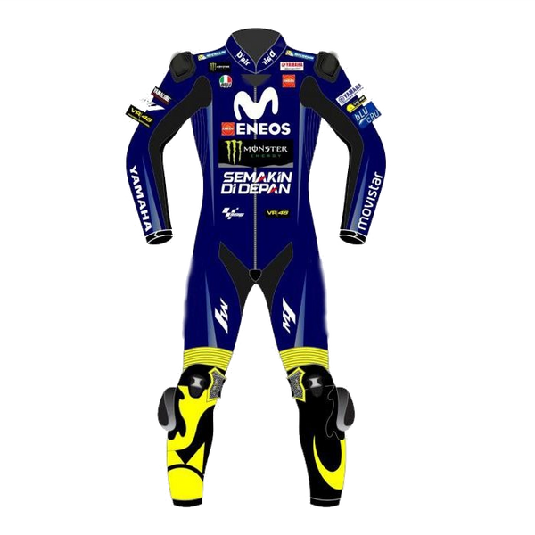 Yamaha Valentino Rossi 2018 Blue Motorcycle Suit