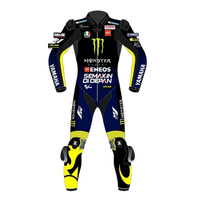 Yamaha Valentino Rossi 2019 Blue Motorcycle Suit