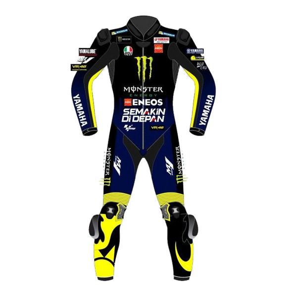 Yamaha Valentino Rossi 2019 Blue Motorcycle Suit