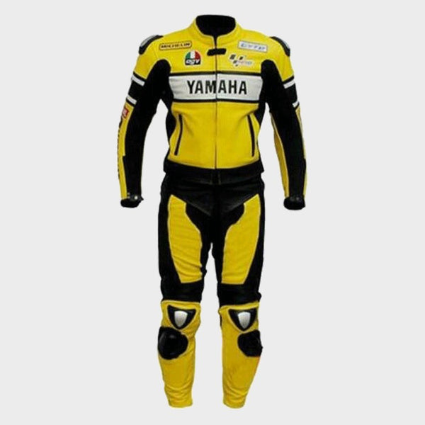 Yamaha Yellow Motorcycle Racing Suit