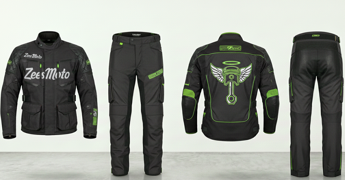 ZEESMOTO Aero-Piston GT Adventure Textile Motorcycle Suit - Zees Moto