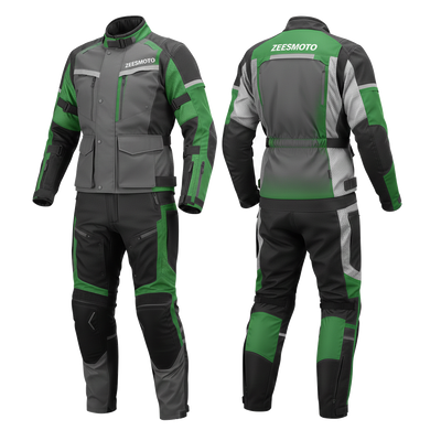 ZEESMOTO Alpine-X Adventure Textile Motorcycle Suit - CE Armored