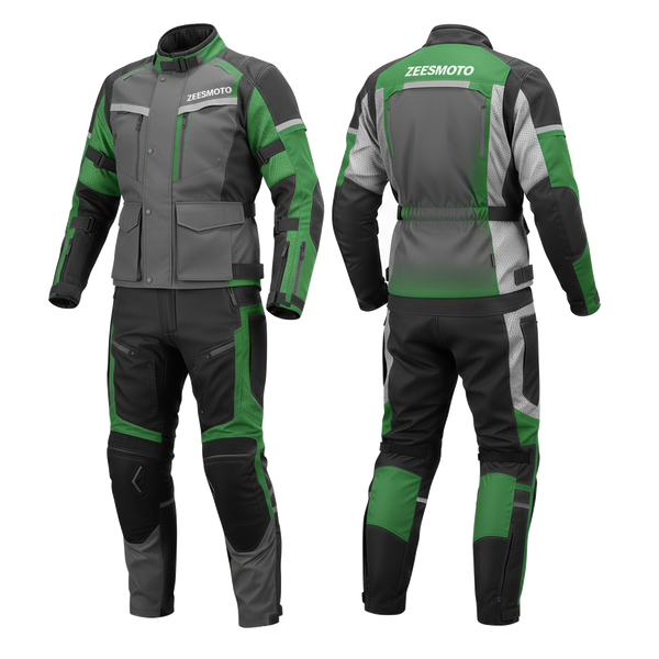 ZEESMOTO Alpine-X Adventure Textile Motorcycle Suit - CE Armored