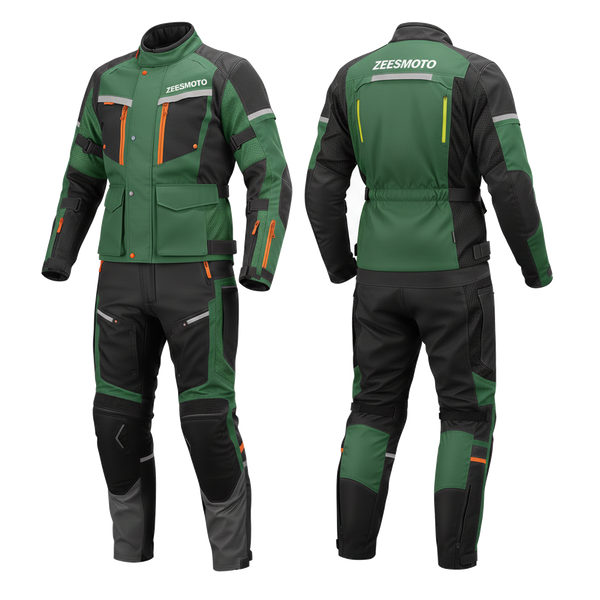 ZEESMOTO Ranger-XP Adventure Textile Motorcycle Suit - CE Armored