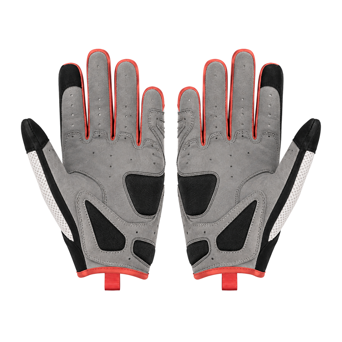 ZeroCuff Minimalist Short-Cuff Motorcycle Gloves palm-side construction view