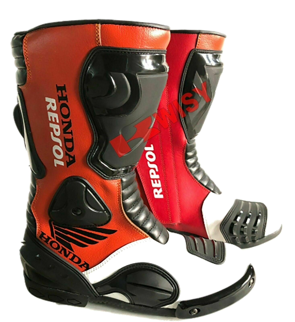 ZMB-007 Motorcycle/Motorbike Leather Shoes Custom Made - ZEES MOTOR SPORTS