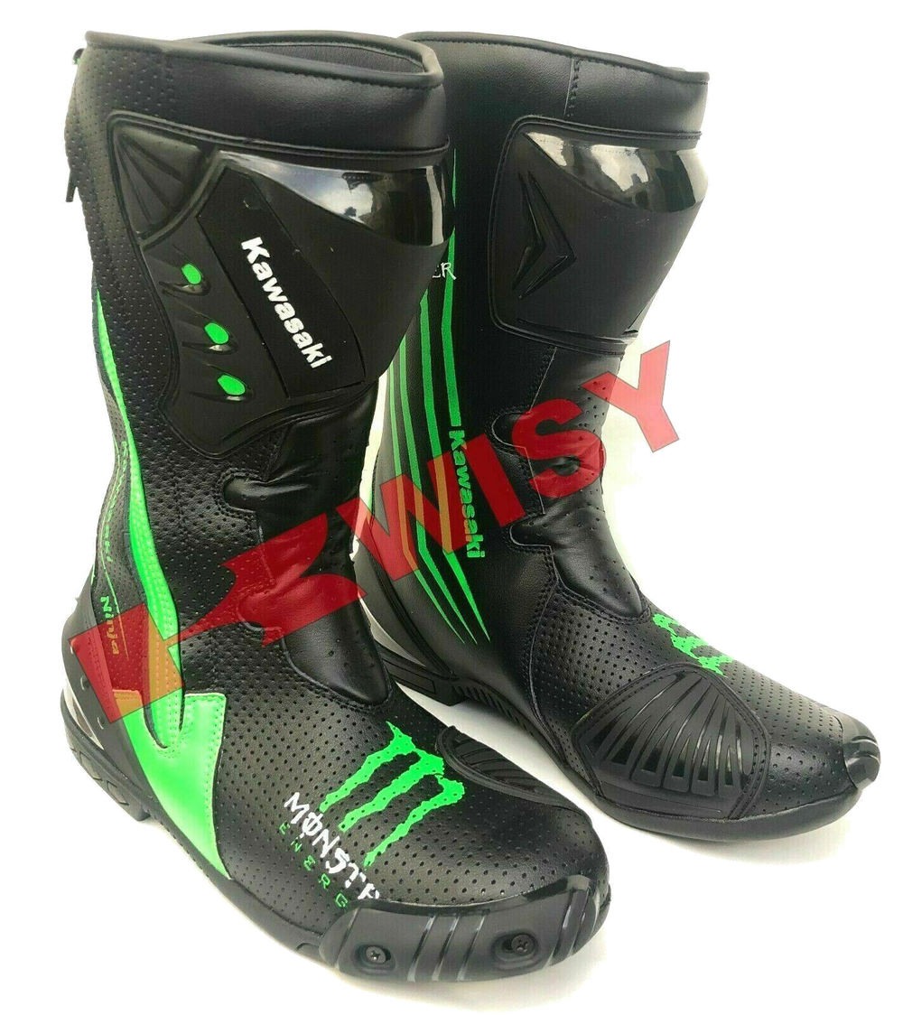 ZMB-008 Motorcycle/Motorbike Leather Shoes Custom Made - ZEES MOTOR SPORTS