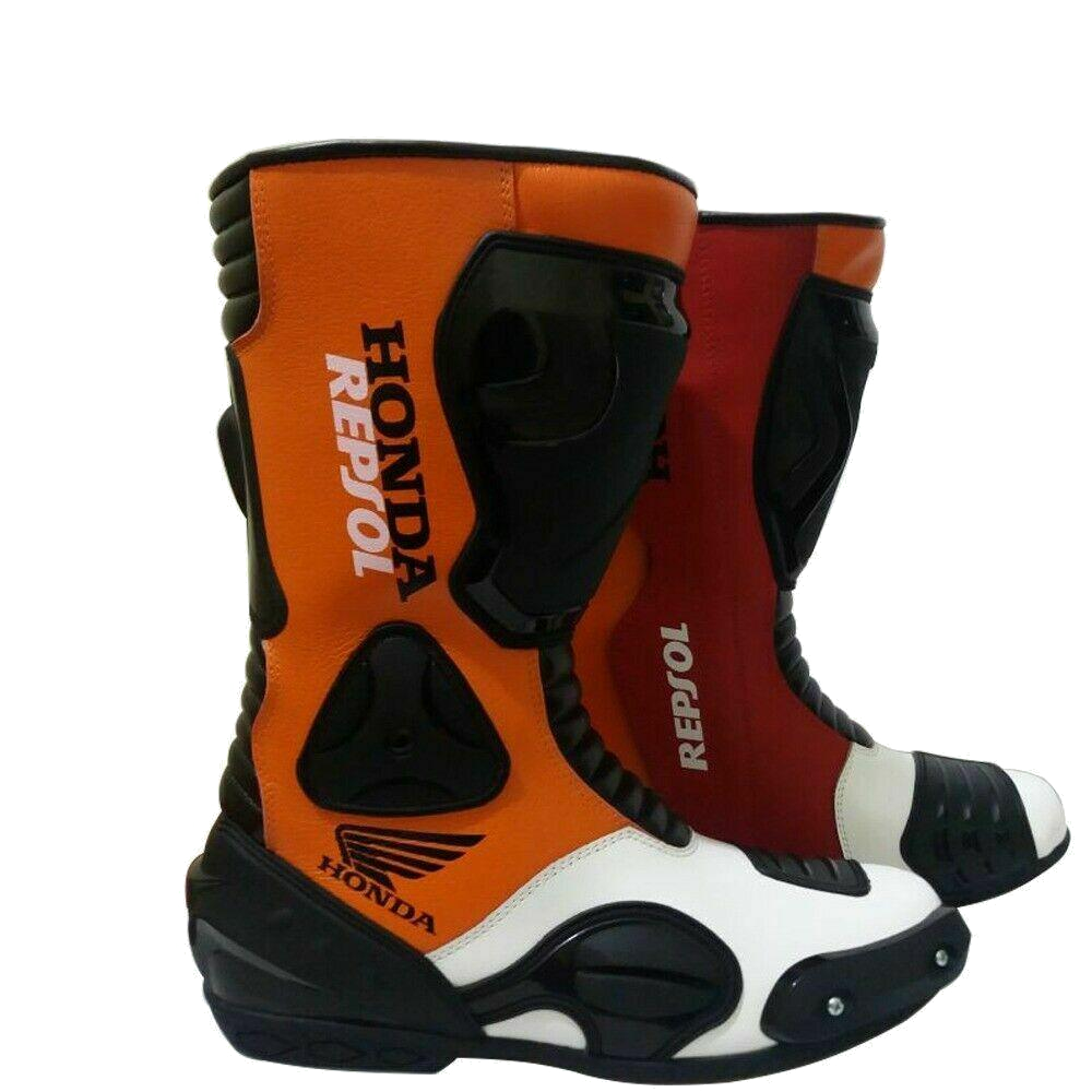 ZMB-036 Motorcycle/Motorbike Leather Shoes Custom Made - ZEES MOTOR SPORTS