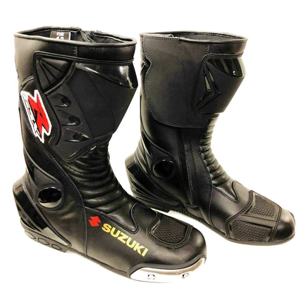ZMB-037 Motorcycle/Motorbike Leather Shoes Custom Made - ZEES MOTOR SPORTS