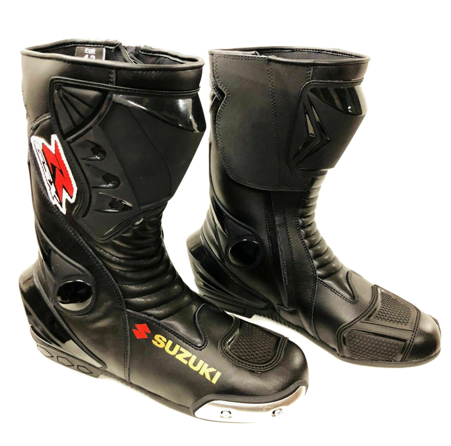 ZMB-037 Motorcycle/Motorbike Leather Shoes Custom Made - ZEES MOTOR SPORTS