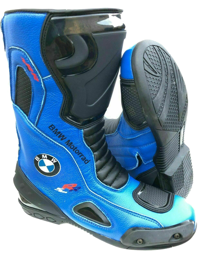 ZMB-054 Motorcycle/Motorbike Leather Shoes Custom Made - ZEES MOTOR SPORTS