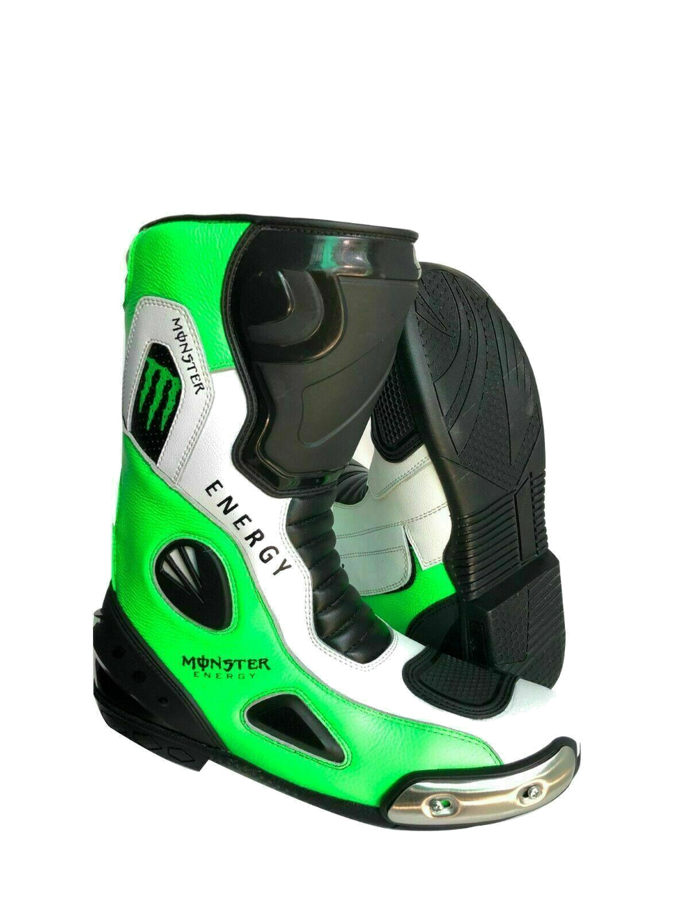 ZMB-059 Motorcycle/Motorbike Leather Shoes Custom Made - ZEES MOTOR SPORTS