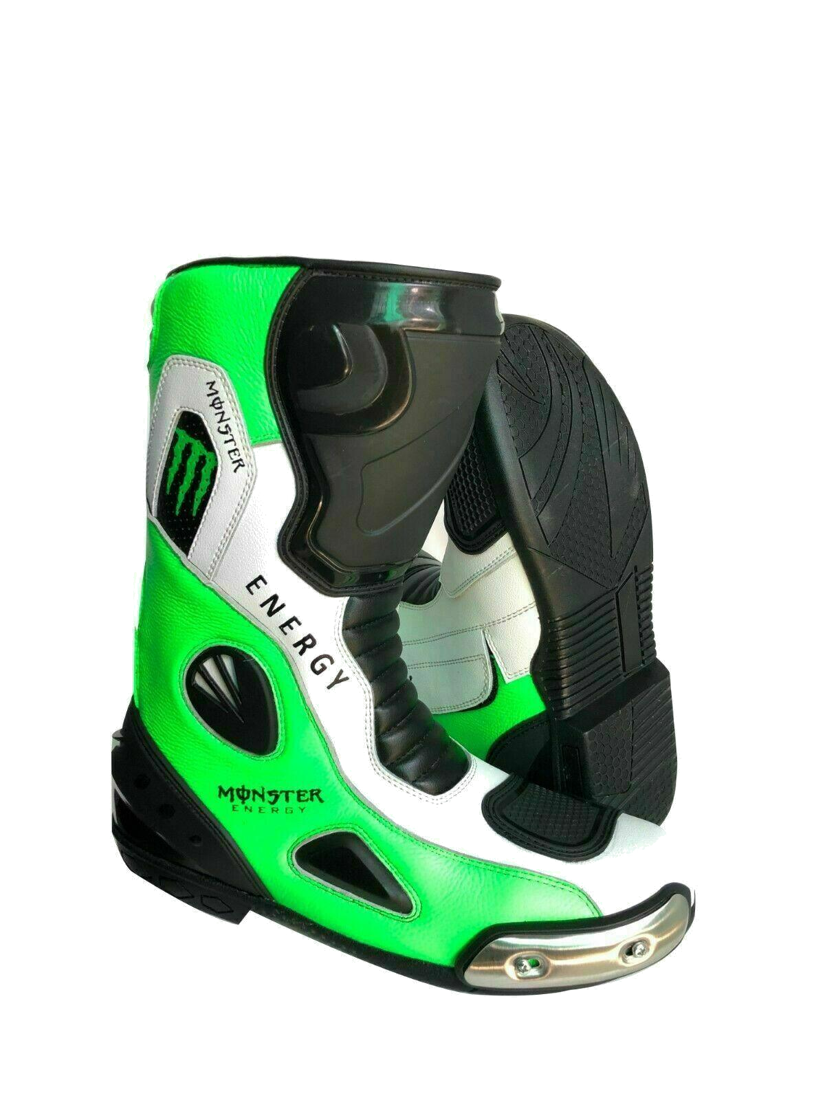 ZMB-059 Motorcycle/Motorbike Leather Shoes Custom Made - ZEES MOTOR SPORTS