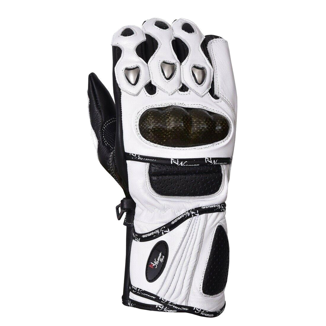 ZMG-016 Motorcycle/Motorbike Custom Made Leather Gloves - ZEES MOTOR SPORTS