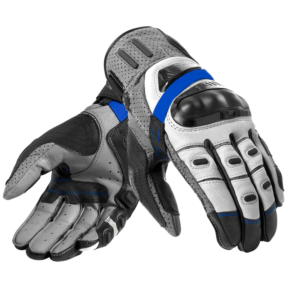 ZMG-035 Motorcycle/Motorbike Custom Made Leather Gloves - ZEES MOTOR SPORTS