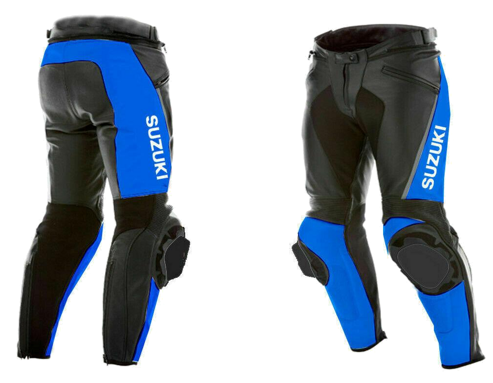 ZMP-002 Motorcycle Leather Racing Pants-Motorbike Riding Pants Custom Made - ZEES MOTOR SPORTS