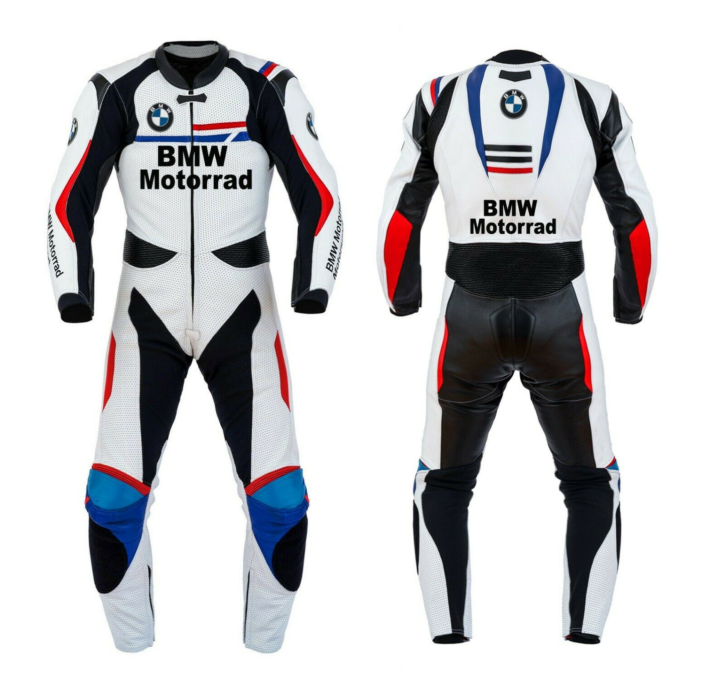 BMW RR MOTORRAD Motorbike Racing Suit Leather Made - ZEES MOTOR SPORTS