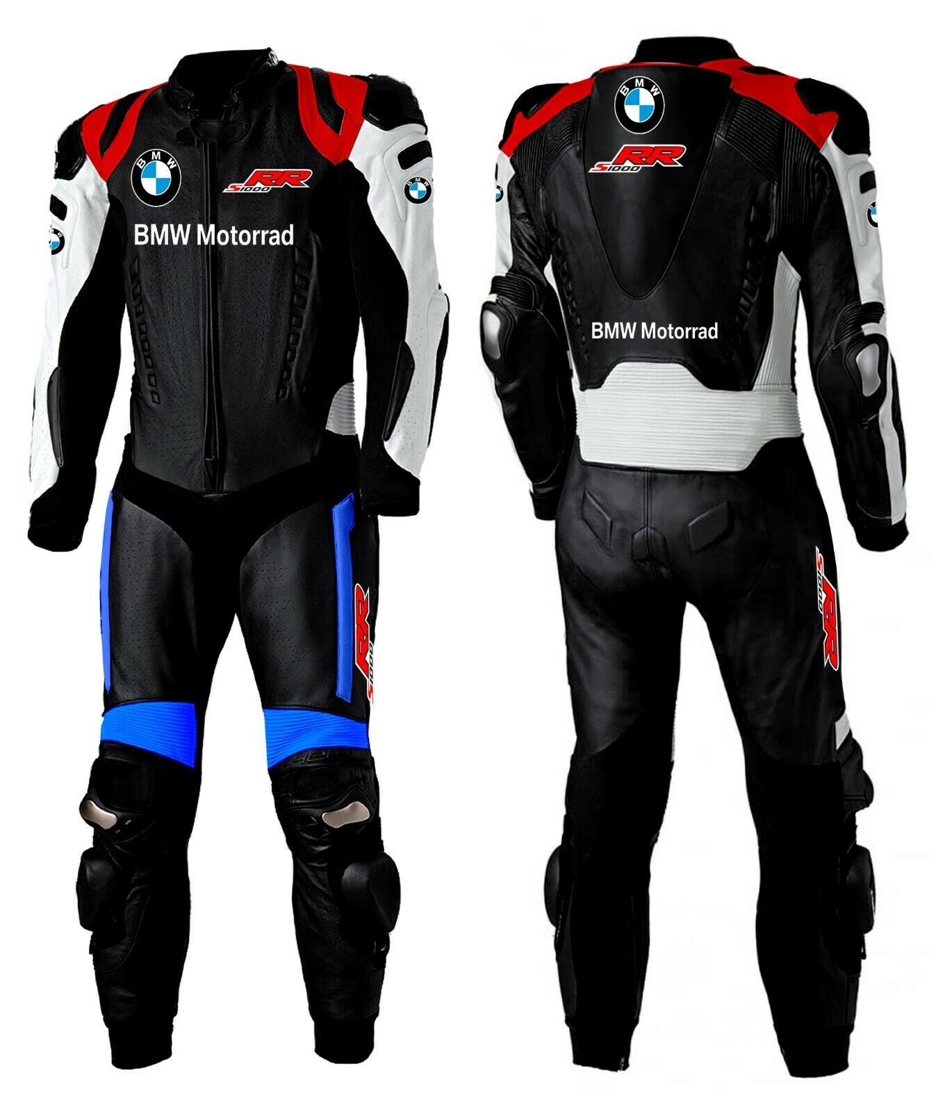 BMW RR MOTORRAD Motorbike Racing Suit Leather Made - ZEES MOTOR SPORTS