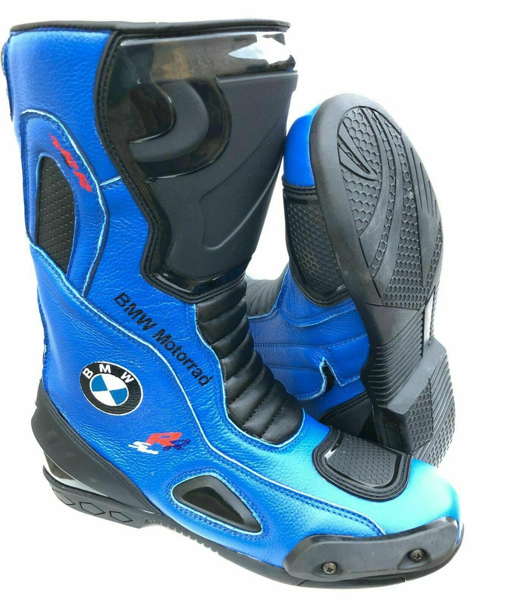 ZMB-003 Motorcycle/Motorbike Leather Shoes Custom Made - ZEES MOTOR SPORTS