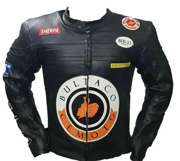 ZMJ-032 Customized Motorcycle Leather Jacket
