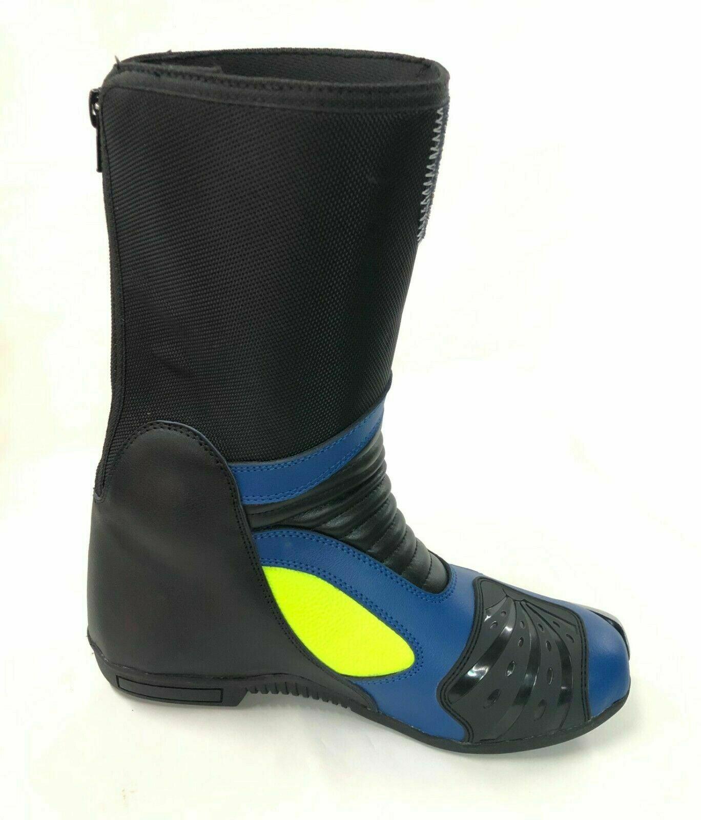 ZMB-005 Motorcycle/Motorbike Leather Shoes Custom Made - ZEES MOTOR SPORTS