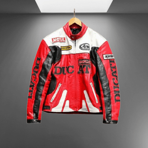 ZMJ-051 Racing Motorbike/Motorcycle Leather Jacket Custom Made Jacket For Bikers - ZEES MOTOR SPORTS