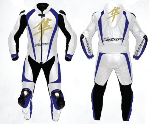 HAYABUSA Motorbike Racing Suit Leather Made - ZEES MOTOR SPORTS