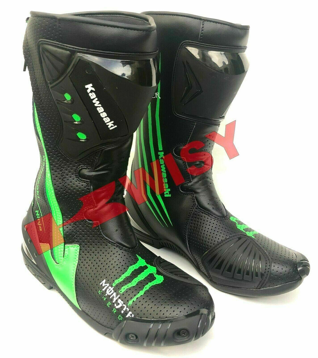ZMB-008 Motorcycle/Motorbike Leather Shoes Custom Made - ZEES MOTOR SPORTS